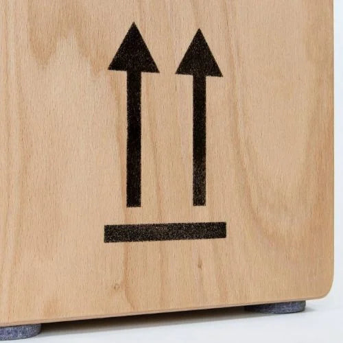 cajon schlagwerk CP404 snare 2 in1 large finitura battente black limited edition